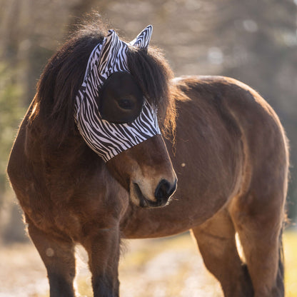 Fliegenmaske Galdur Soft Elastic Zebra